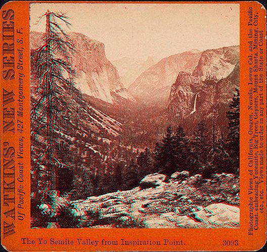 Yosemite Valley viewed from Inspiration Point.