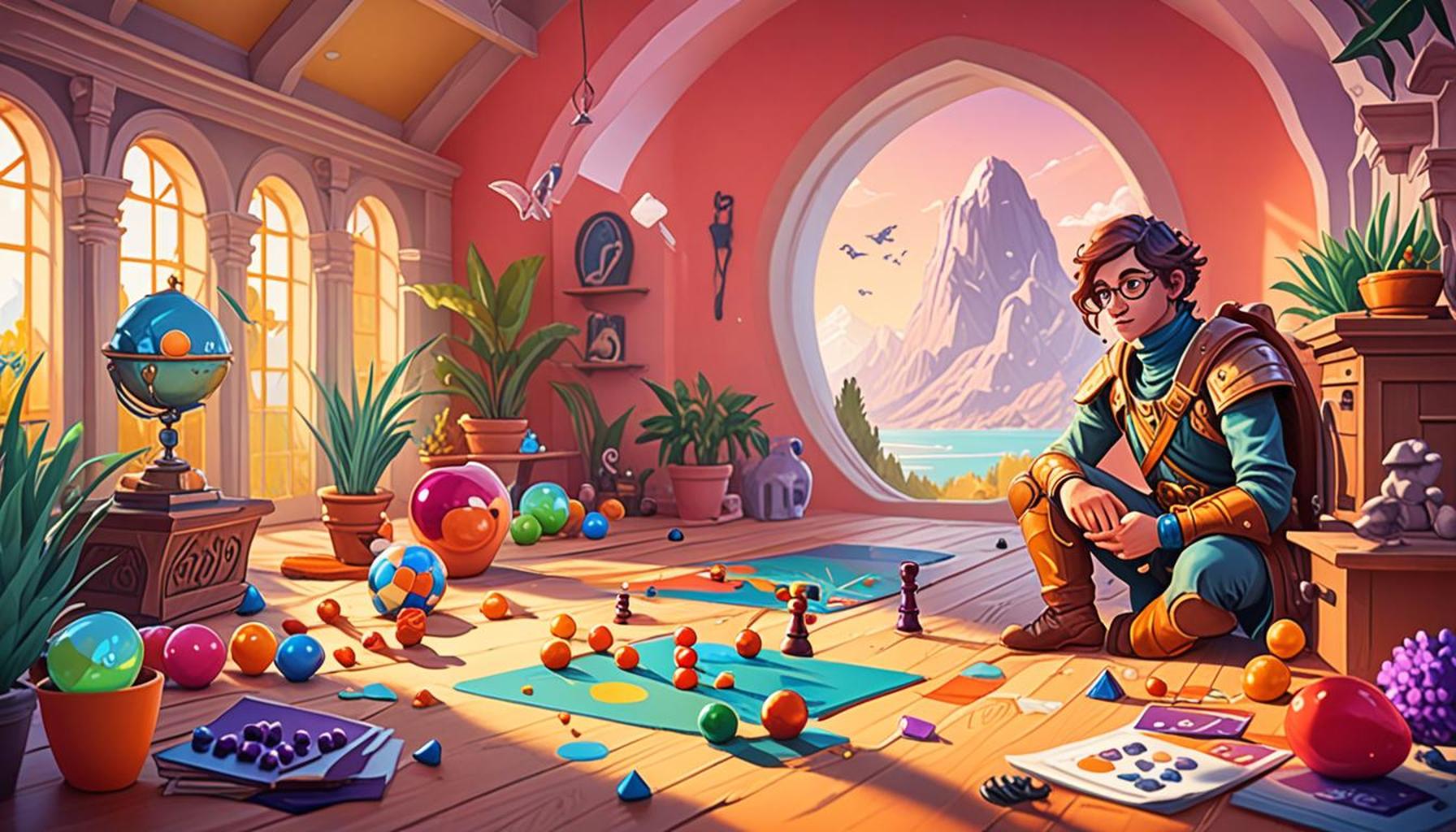 The relationship between strategy games and the promotion of a calmer mindset